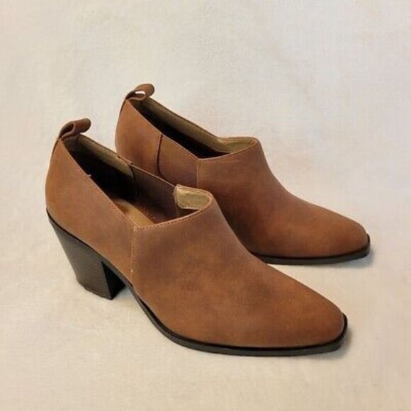 Chinese laundry ankle booties square toe 6.5/37 gini-002 - Picture 1 of 7